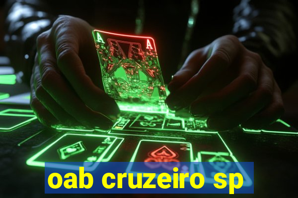 oab cruzeiro sp